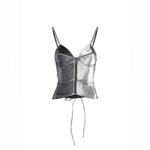 Area silver corset
